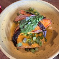 Carrot Bacon Benedict!!!  at Feral in Portland