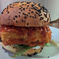 Hot Kimchi-Fried Tofu Sandwich at Feral in Portland