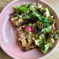 Grilled Ota tofu  at Feral in Portland