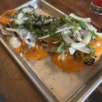 Crazy Buffalo Tofu Skews  at Feral in Portland