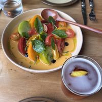 Tomato saladd  at Feral in Portland