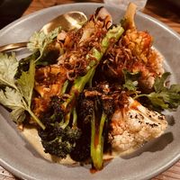 seared brassicas!  at Feral in Portland