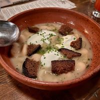 “big beans” a soup of sorts...  at Feral in Portland