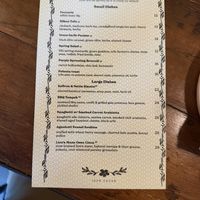New spring menu  at Feral in Portland