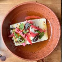 Silken tofu reimagined...  at Feral in Portland