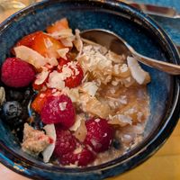 During eating photo at Jay Kay's Cafe in Dublin