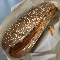 Bocadillo de sobrasada   at Coronats in Valencia