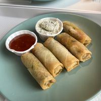 Spring rolls #Veganuary at YES rebel bites in Osijek