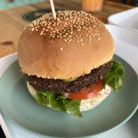 Hemp burger #Veganuary at YES rebel bites in Osijek
