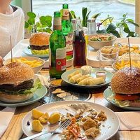 Burgers, salads, breaded pancakes with tempeh- daily menu, spring rolls, sugar and spice and everything nice ;) at YES rebel bites in Osijek