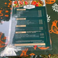 Menu 1  at Inity in Aburi