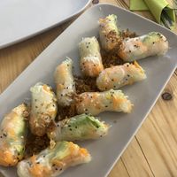 Summer rolls   at Vegashi Vegan Fusion in Ljubljana