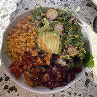 Vegan rice bowl   at mi . . . Café & Bar in Moerfelden-walldorf