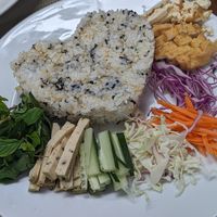 Rice dish at Huong Mai in Hue