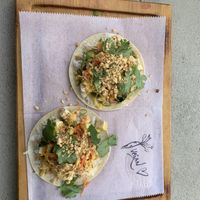 Vegan tacos  at Bashakill Vineyards in Wurtsboro