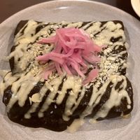 Enmolada plate  at PlanTita's Kitchen in Long Beach