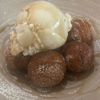 Churros with ice cream dessert. This hits the spot for both nostalgia and also taste factor.  at PlanTita's Kitchen in Long Beach