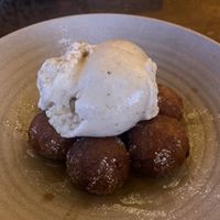 Churros and Ice creamm  at PlanTita's Kitchen in Long Beach