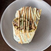 Breakfast burrito with guacamole   at PlanTita's Kitchen in Long Beach