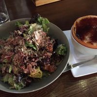 quinoa salad and sugared grapefruit at The Grange in Providence