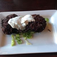 Root Vegetable Latkes at The Grange in Providence