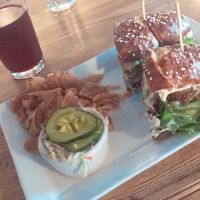 Po boy at The Grange in Providence
