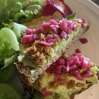 Avocado toast at The Grange in Providence