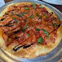 Vegan caprese pizza at Paw Paw Pizza Co. in Paw Paw