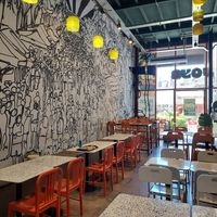 Indoor seating. at Joy  in Buenos Aires