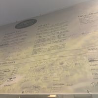 Semi psychosis inducing menu   at Moss Vegan Bistro in Brooklyn