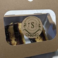 Take away vegan cake  at Simply Patisserie in Eastbourne