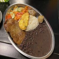 Main plate   at Sin Fronteras  in Bogota