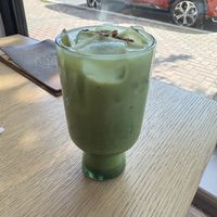 Matcha Lattee  at Hatch 44 Cafe  in Bradley Beach