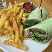 Hummus wrap  at Red Rock Grill in Springdale