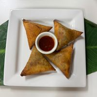sambusas   at Lulu EthioVegan in Minneapolis