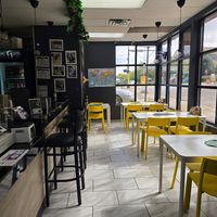 Inside at Lulu EthioVegan in Minneapolis