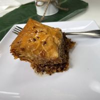 Vegan baklava! First time I had this since going vegan   at Lulu EthioVegan in Minneapolis