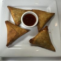 Sambusa  at Lulu EthioVegan in Minneapolis