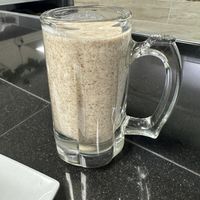 Flax drink   at Lulu EthioVegan in Minneapolis