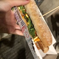 Frankfurt (fiestas de sants) at Vegetart Cuina Vegana in Barcelona