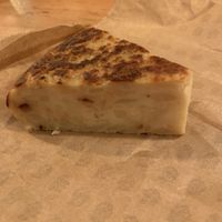 Spanish omlette at Vegetart Cuina Vegana in Barcelona