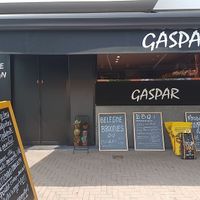 front butcher shop  at Gaspar in Knokke Heist