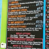 menu board at The Best Little Sandwich Shop - Eureka Way in Redding