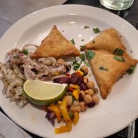 Veg Samosas at Mumtaz in Leeds