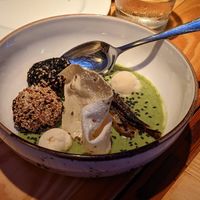 'Curry'. Great flavors here, especially the rice balls. at Rasoterra in Barcelona