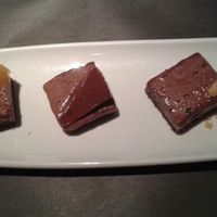 Frozen chocolate cake at Rasoterra in Barcelona