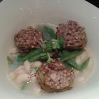 Bean soup at Rasoterra in Barcelona