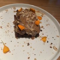 Coffee Sponge Cake - highly recommended!  at Rasoterra in Barcelona