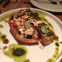 Tempe de almendras at Rasoterra in Barcelona