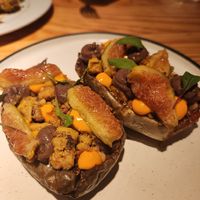 White aubergine yum!!! at Rasoterra in Barcelona